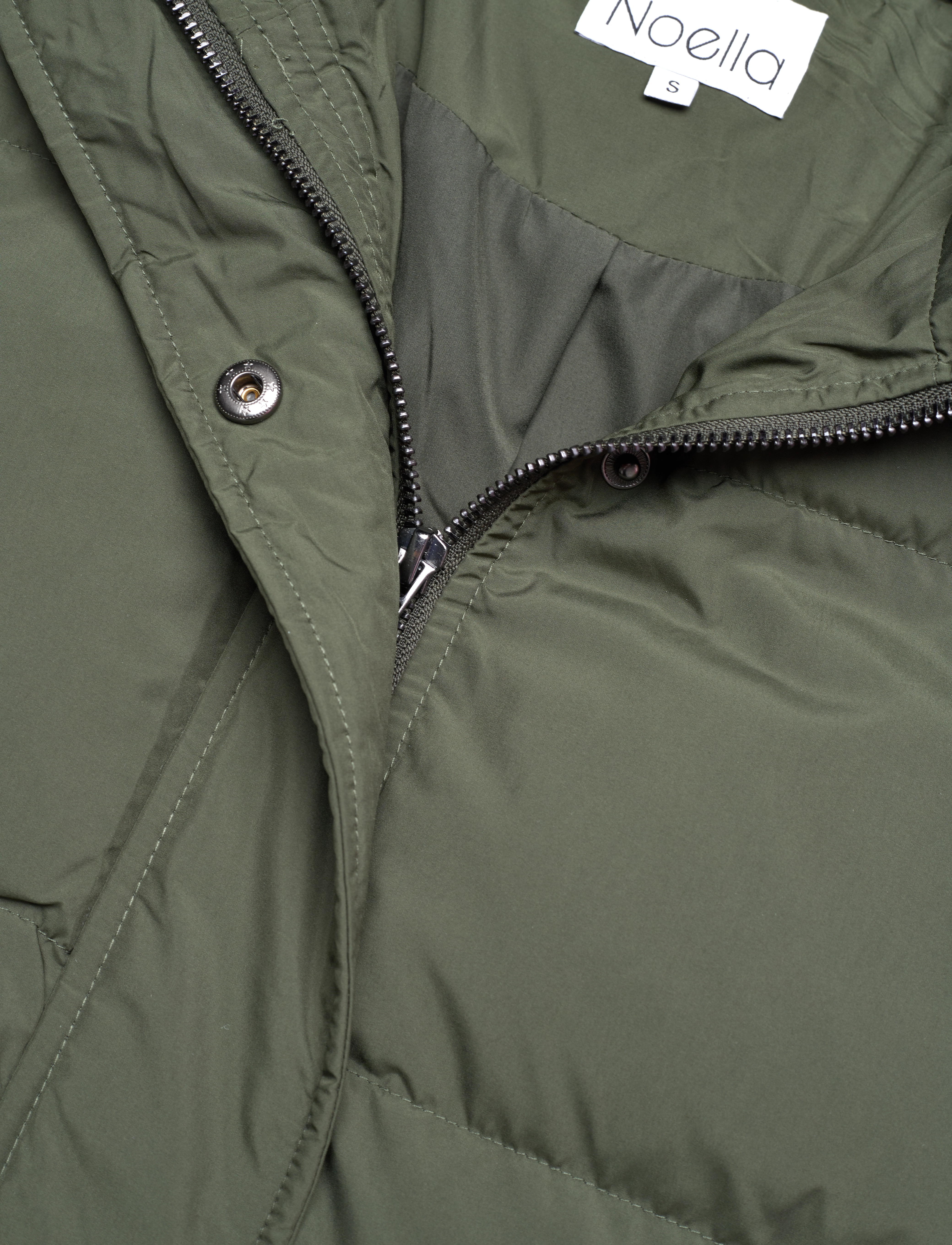 Noella - Emilia Puffer Jacket - overtøj - army - 3