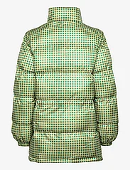 Noella - Emilia Puffer Jacket - vinterjakker - green/lime checks - 1