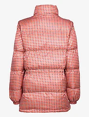 Noella - Emilia Puffer Jacket - vinterjakker - pink/red checks - 1