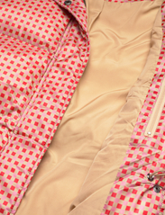 Noella - Emilia Puffer Jacket - winter jackets - pink/red checks - 5