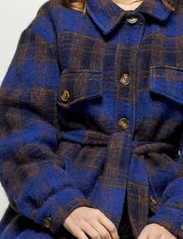 Noella - Koi Shirt Jacket - Žieminės striukės - blue/navy checks - 3