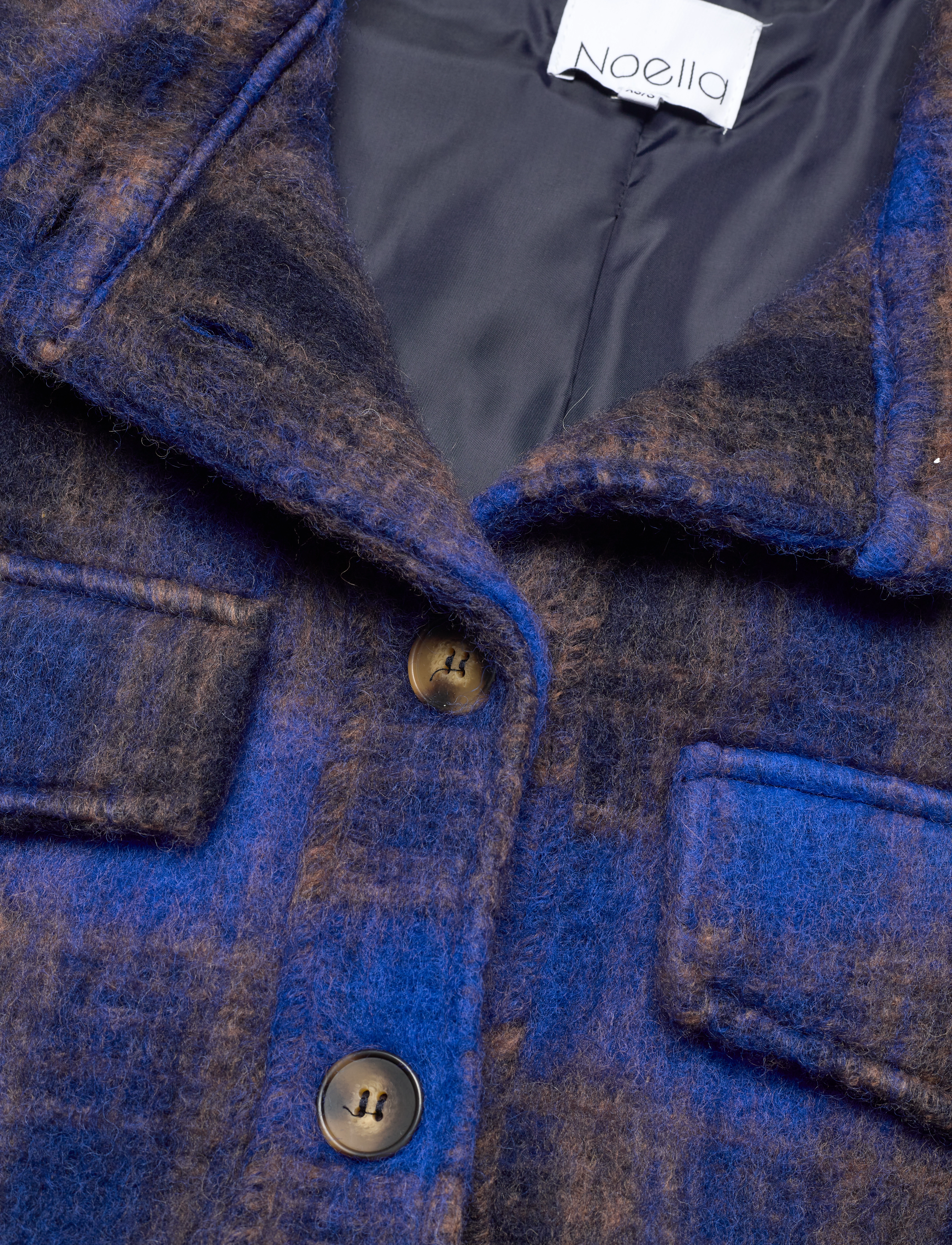 Noella - Koi Shirt Jacket - blue/navy checks - 4