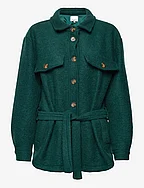 Koi Shirt Jacket - BOTTLE GREEN