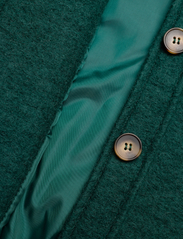 Noella - Koi Shirt Jacket - lyhyet villakangastakit - bottle green - 4