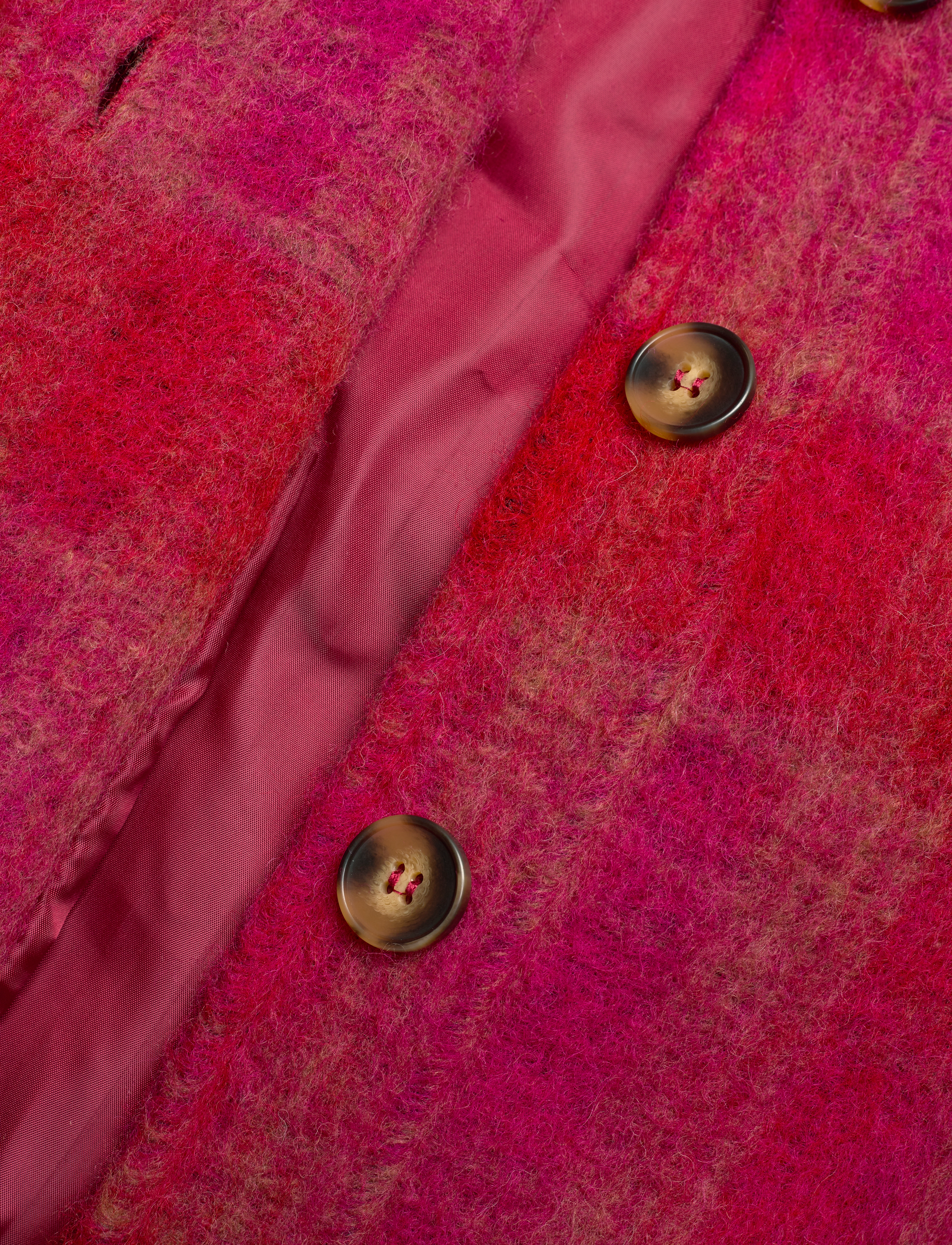 Noella - Koi Shirt Jacket - pink/red checks - 4