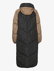 Noella - Kaila Oversize Puffer Coat - winter coats - black/camel mix - 1