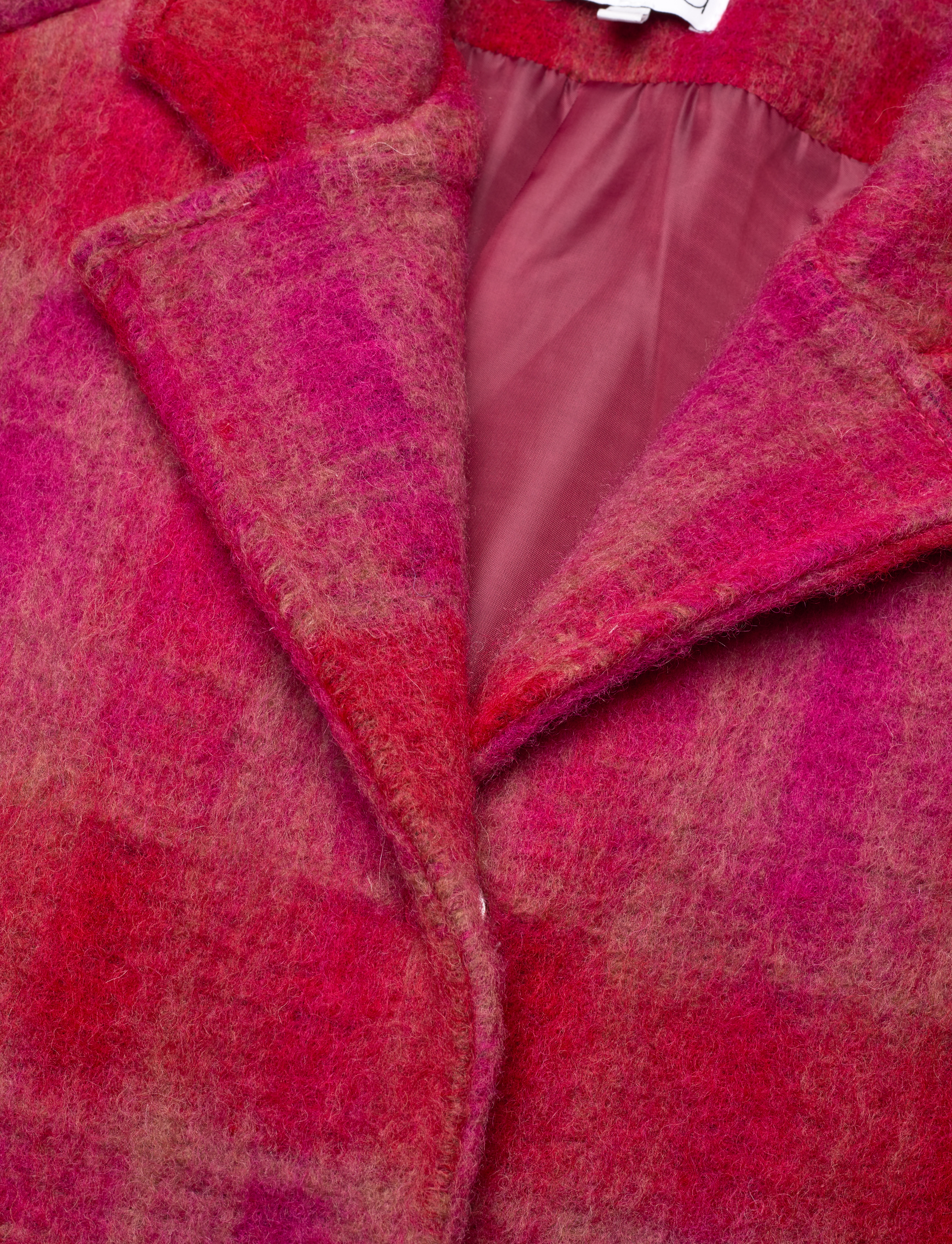 Noella - Saso Coat - pink/red checks - 2