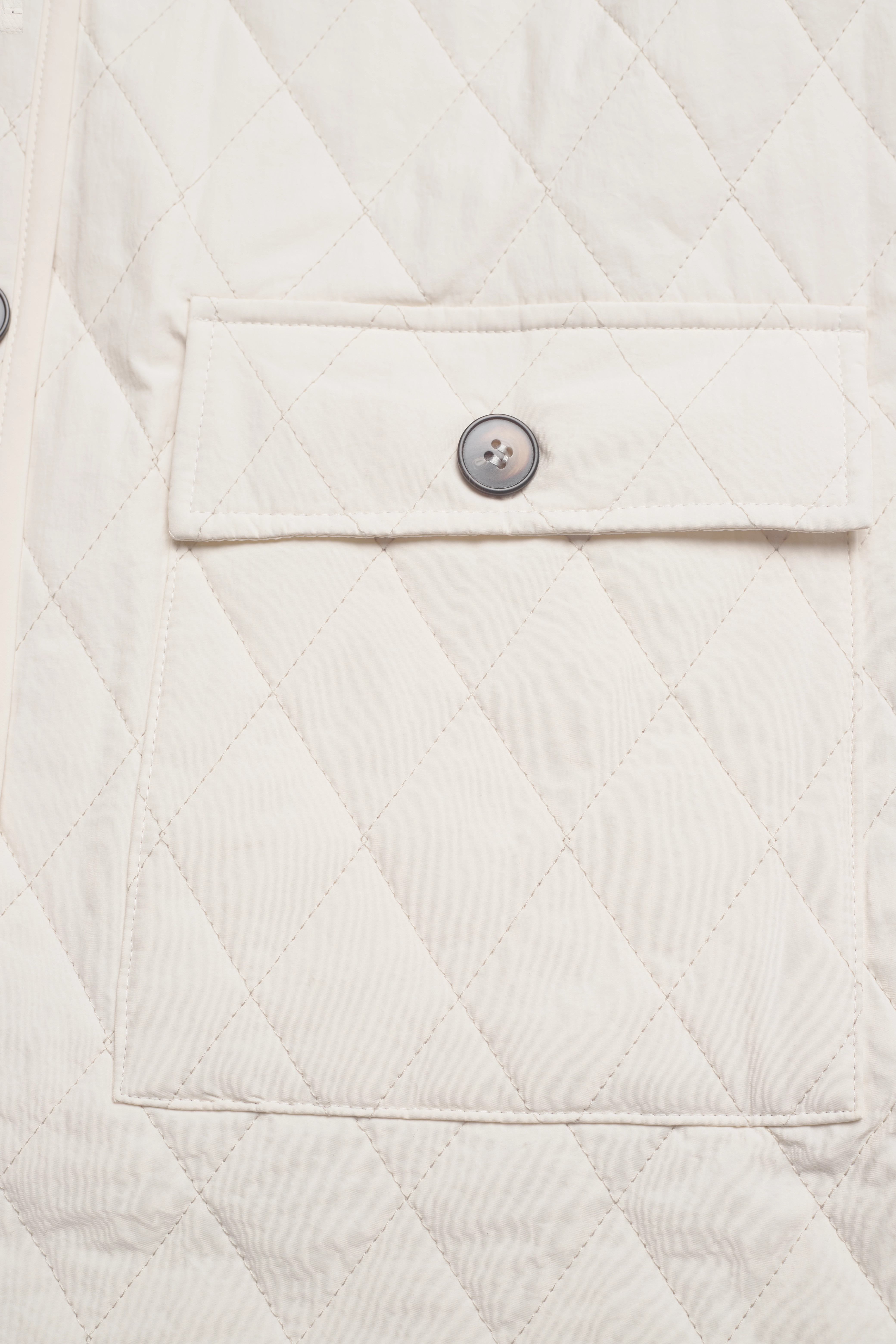 Noella - Jane Quilt Waistcoat - puffer-vestid - offwhite - 3