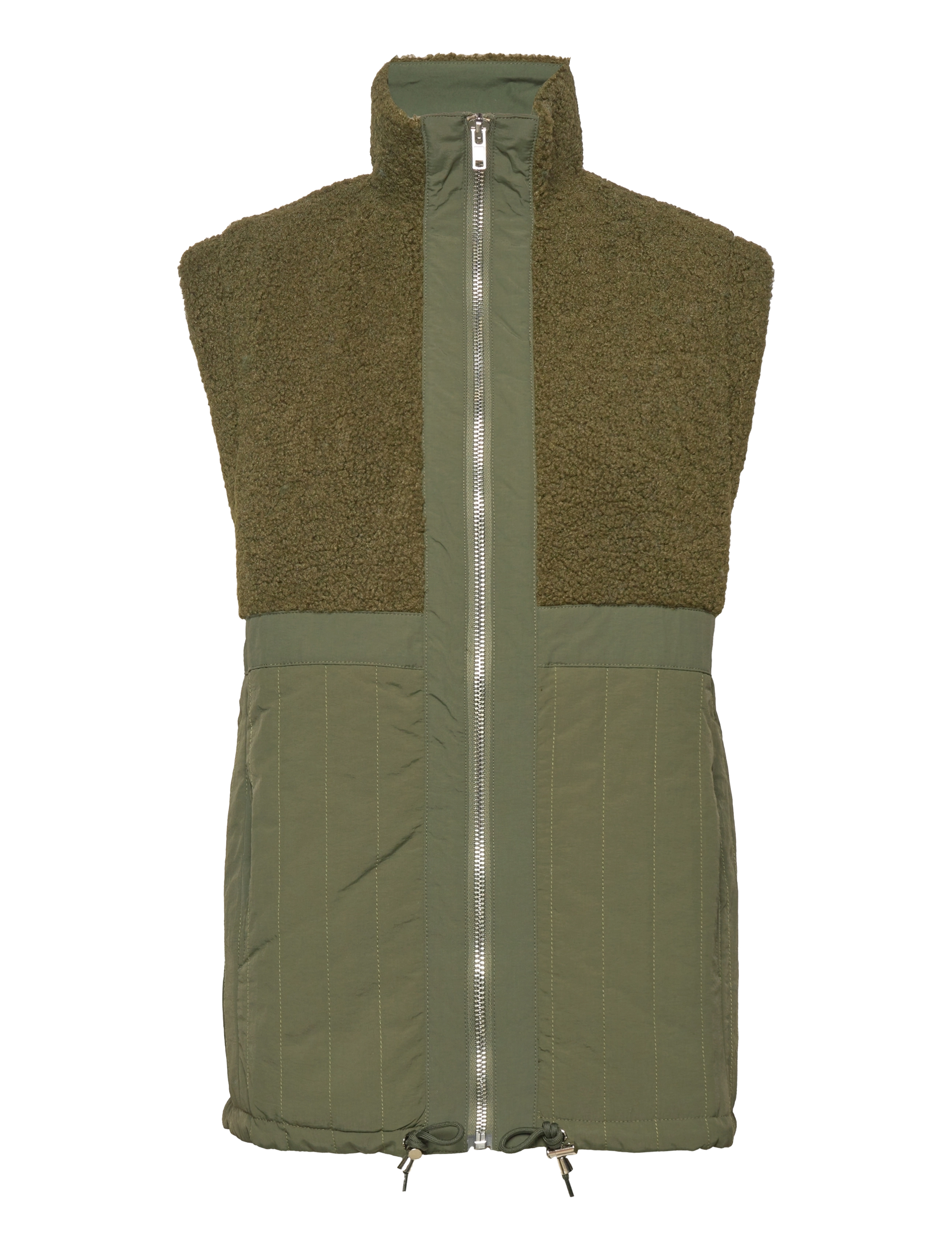 Noella Freya Mix Vest, S, Green, Veste > Vatterede Veste, Dame