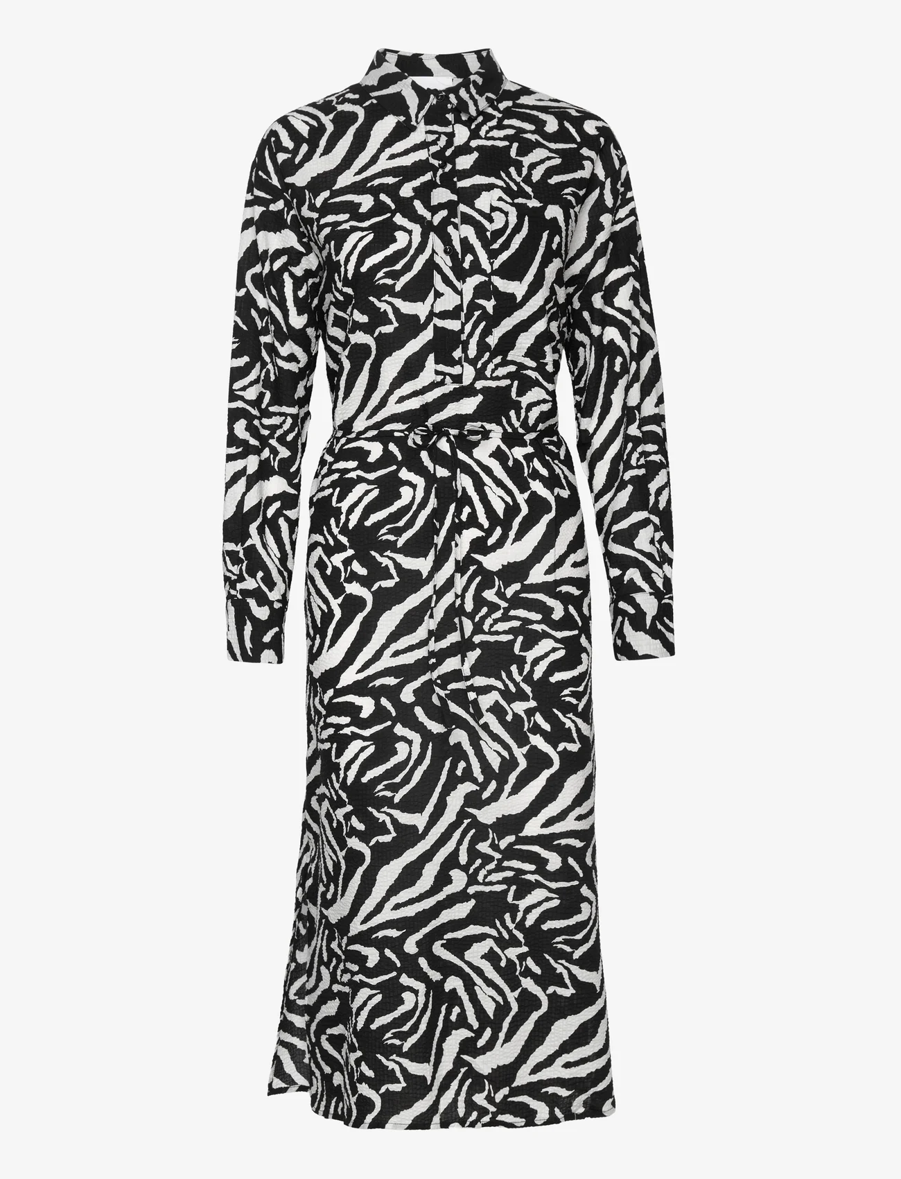 Noella - Tilde Dress Cotton - hemdkleider - black - 0