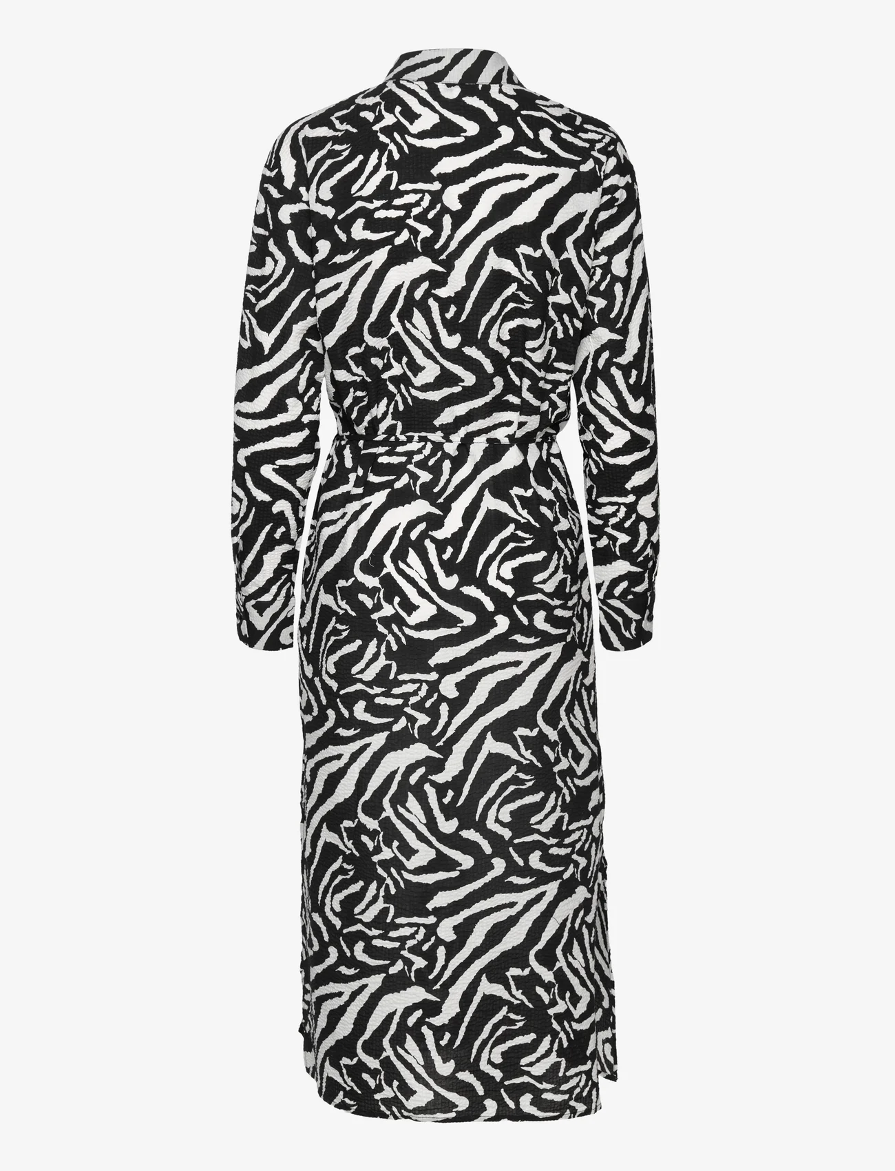 Noella - Tilde Dress Cotton - hemdkleider - black - 1