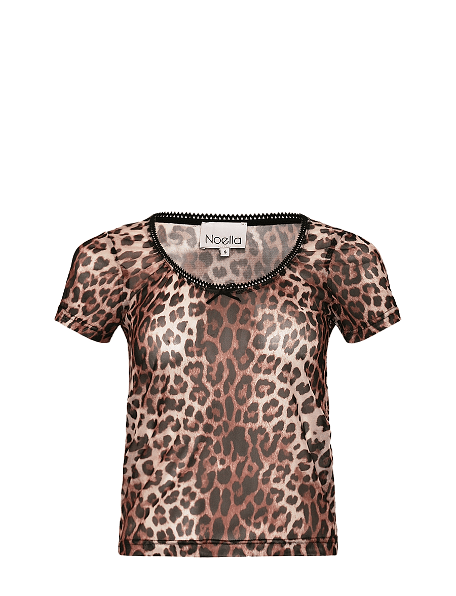 Noella - Kilea Top - t-särgid - tawnee print - 1