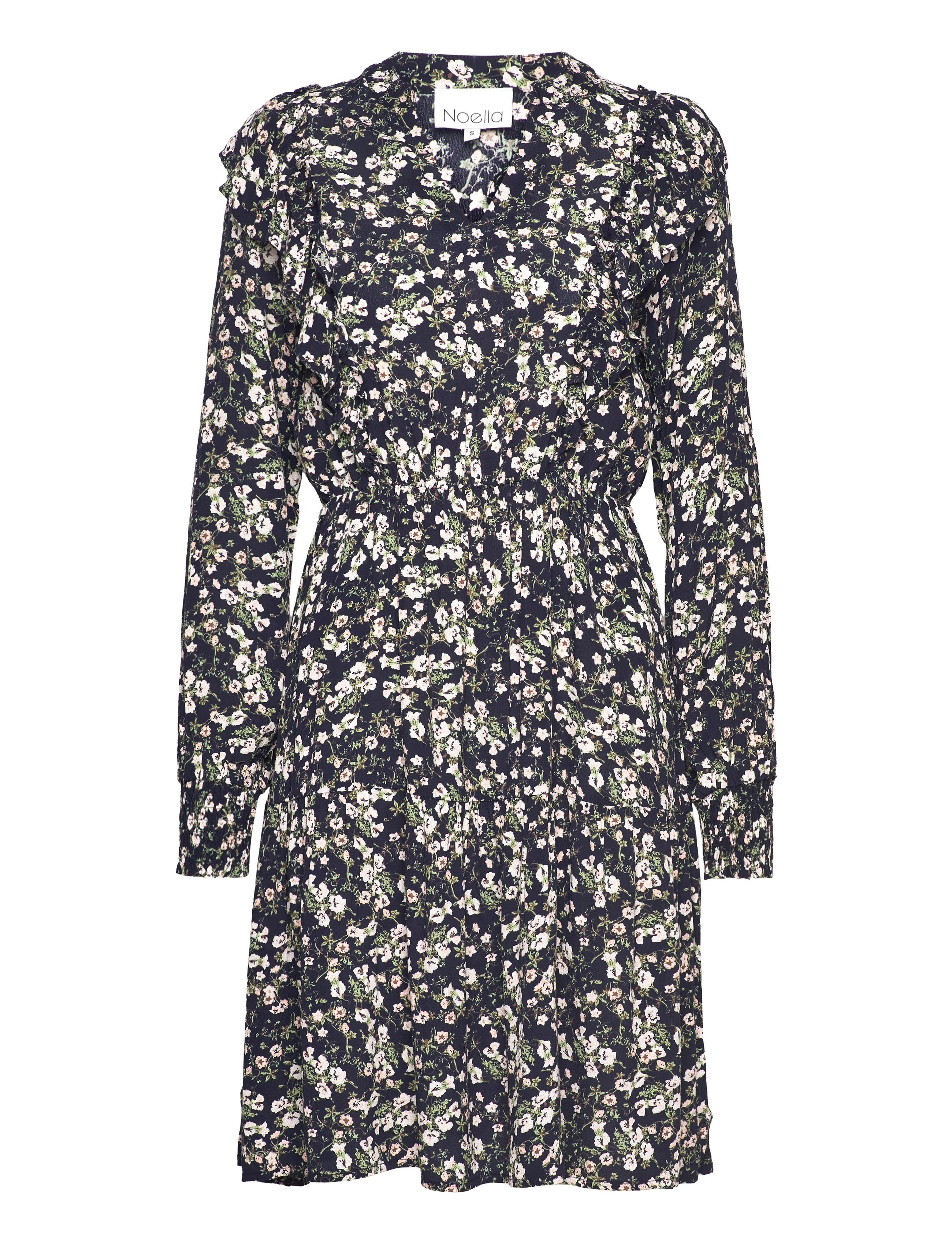 Noella Lennox Dress Viscose - Midikleider - NAVY FLOWER / multi