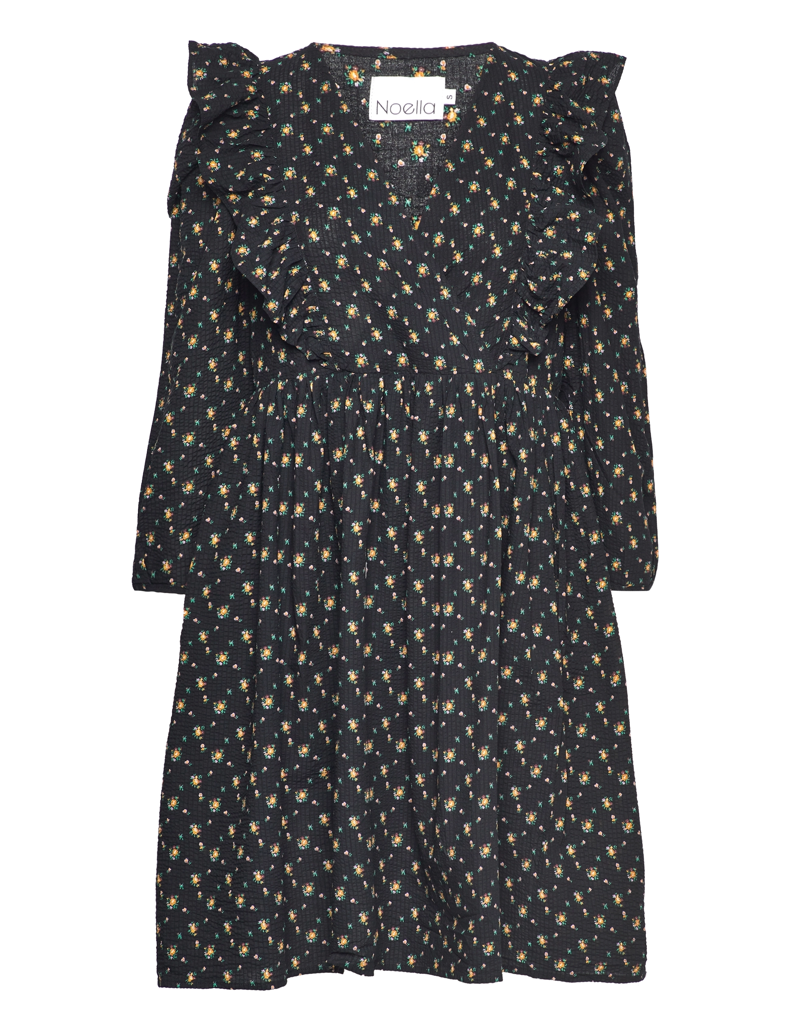 NOELLA Landon Kleid Seersucker Grün - S - Damen