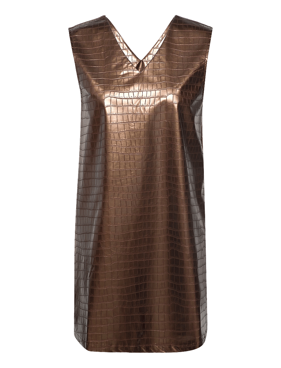 Noella - Ingeborg Snake Dress - short dresses - brown - 0