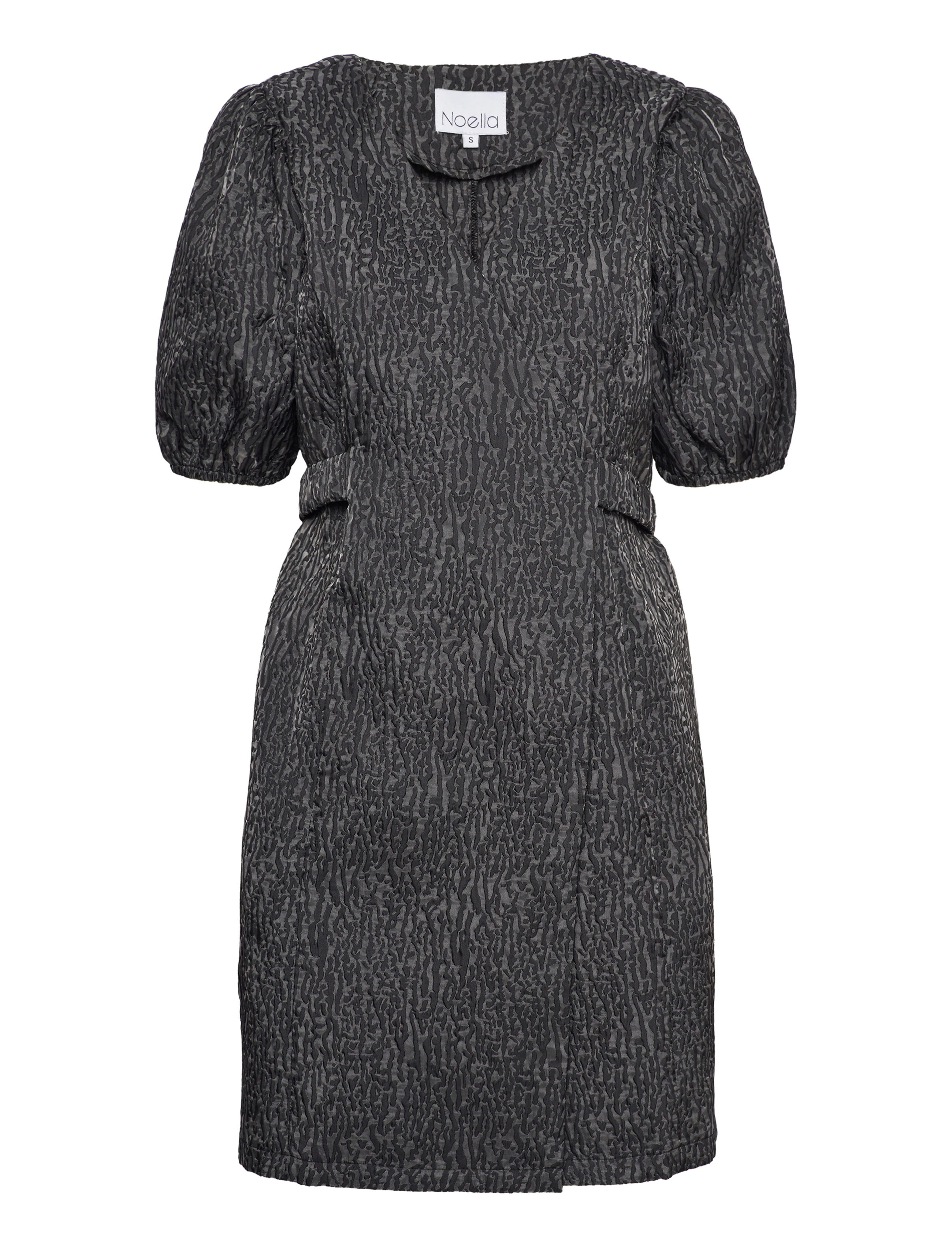 Noella Neva Belt Dress - Kjoler - BLACK / black