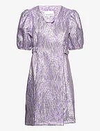 Neva Belt Dress - LAVENDER/SILVER MIX