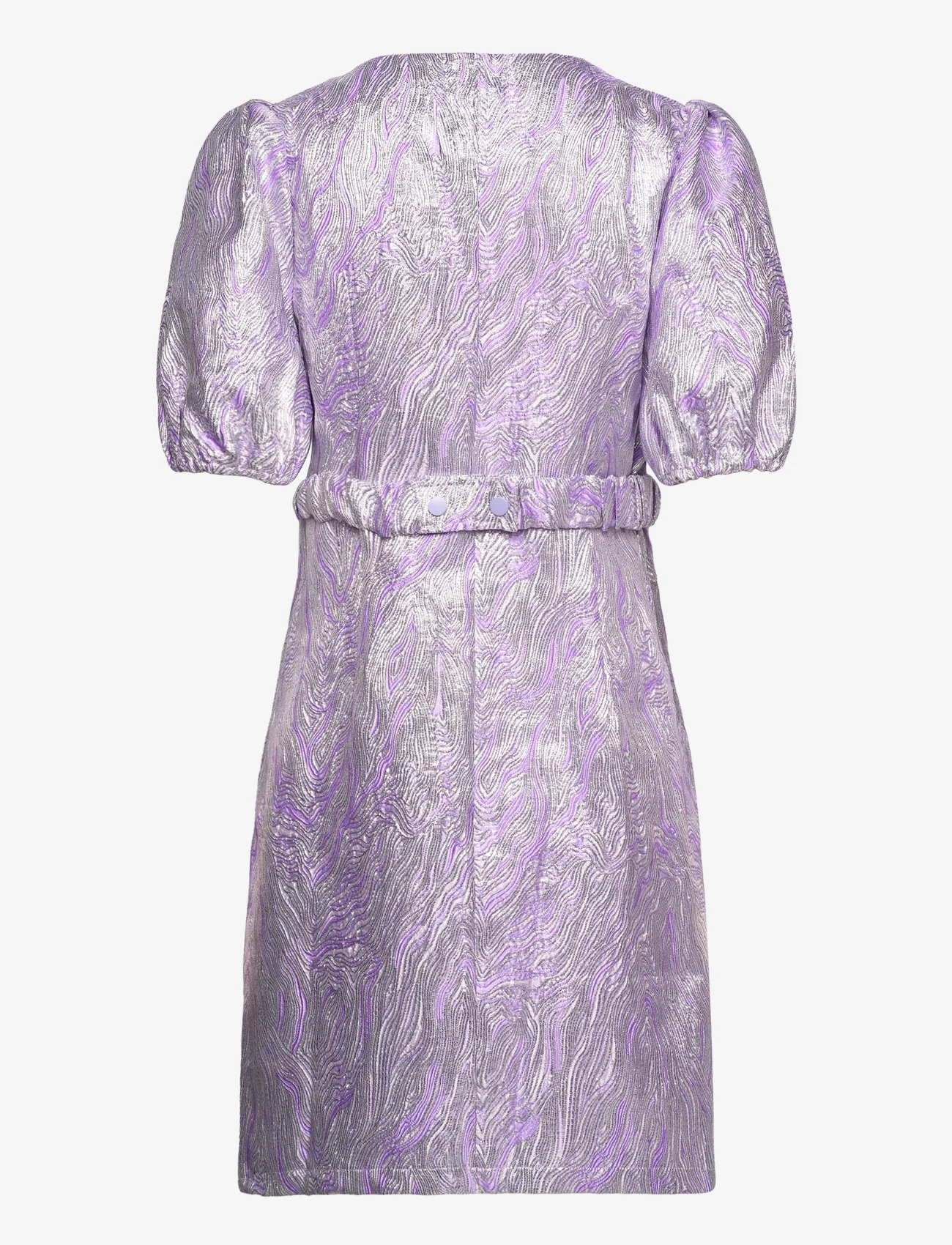 Noella - Neva Belt Dress - party wear at outlet prices - lavender/silver mix - 1