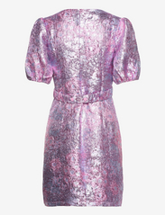 Noella - Neva Belt Dress - odzież imprezowa w cenach outletowych - lilac jacquard - 1