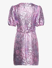 Noella - Neva Belt Dress - party wear at outlet prices - lilac jacquard - 1