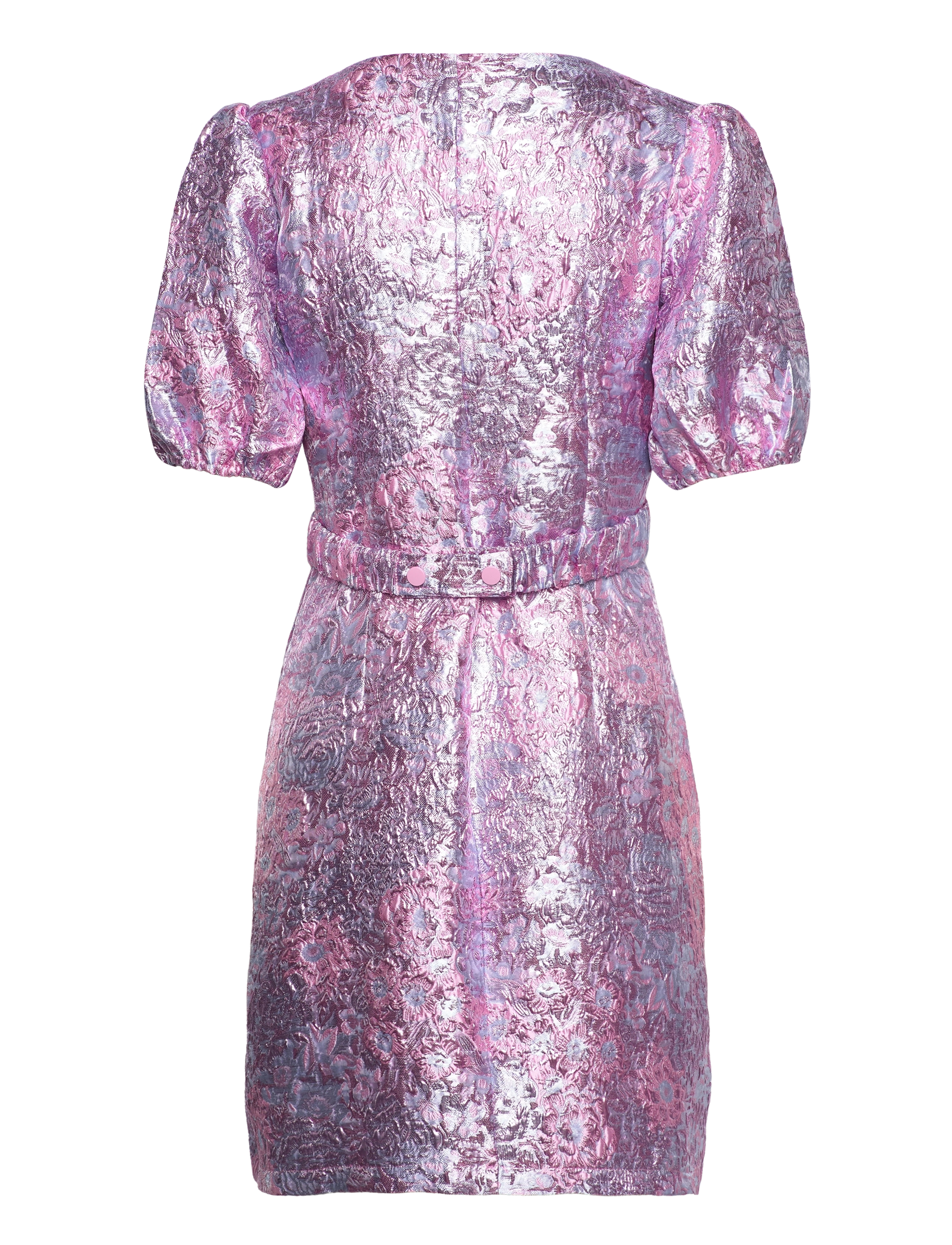 Noella - Neva Belt Dress - korte kjoler - lilac jacquard - 1