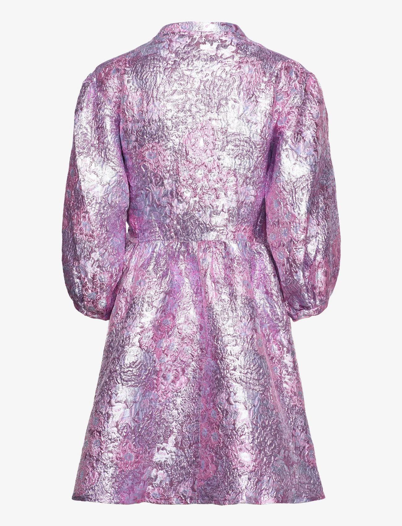 Noella - Aya Jacquard Dress - odzież imprezowa w cenach outletowych - lilac jacquard - 1