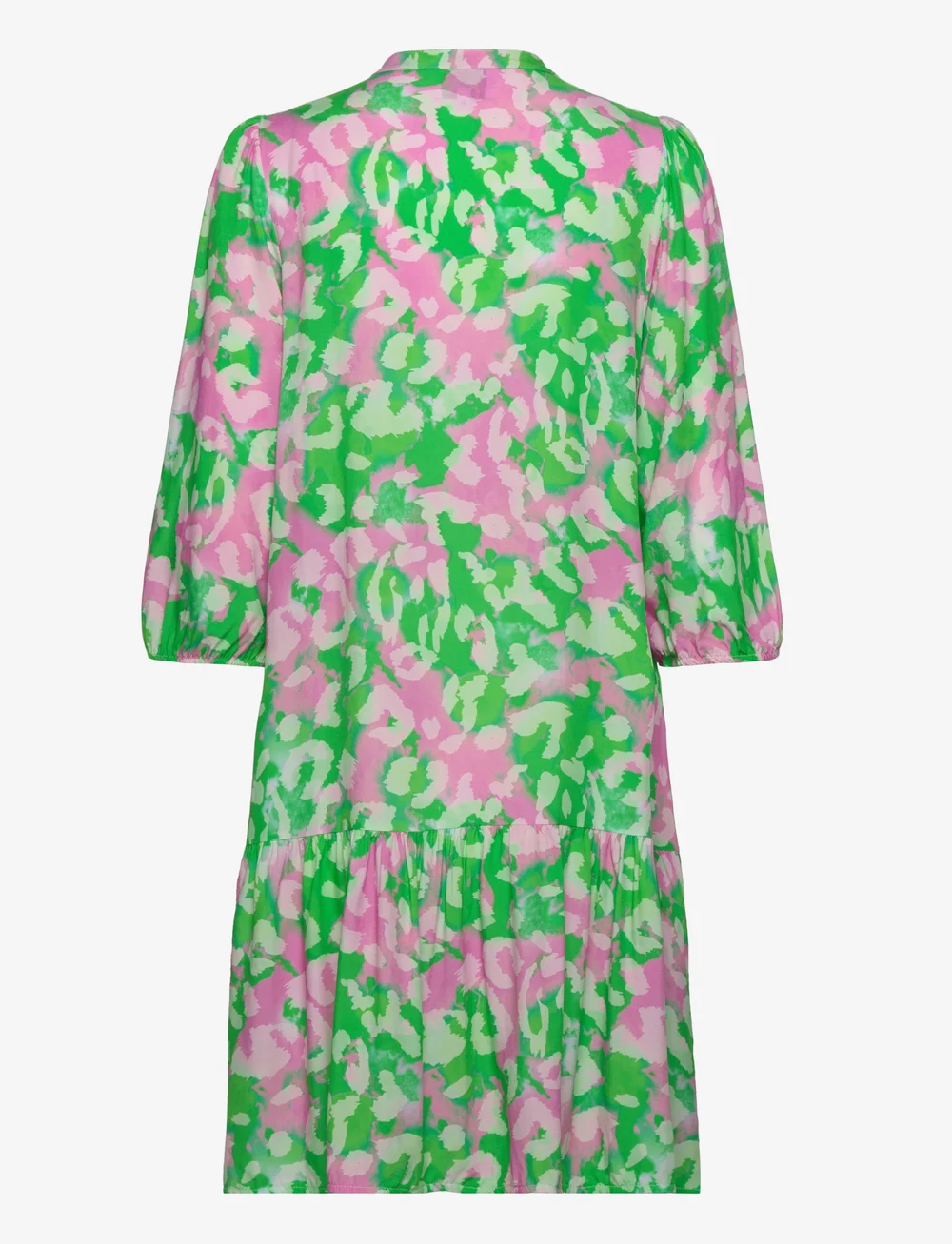Noella - Imogene sh. Dress - skjortklänningar - green/pink - 2