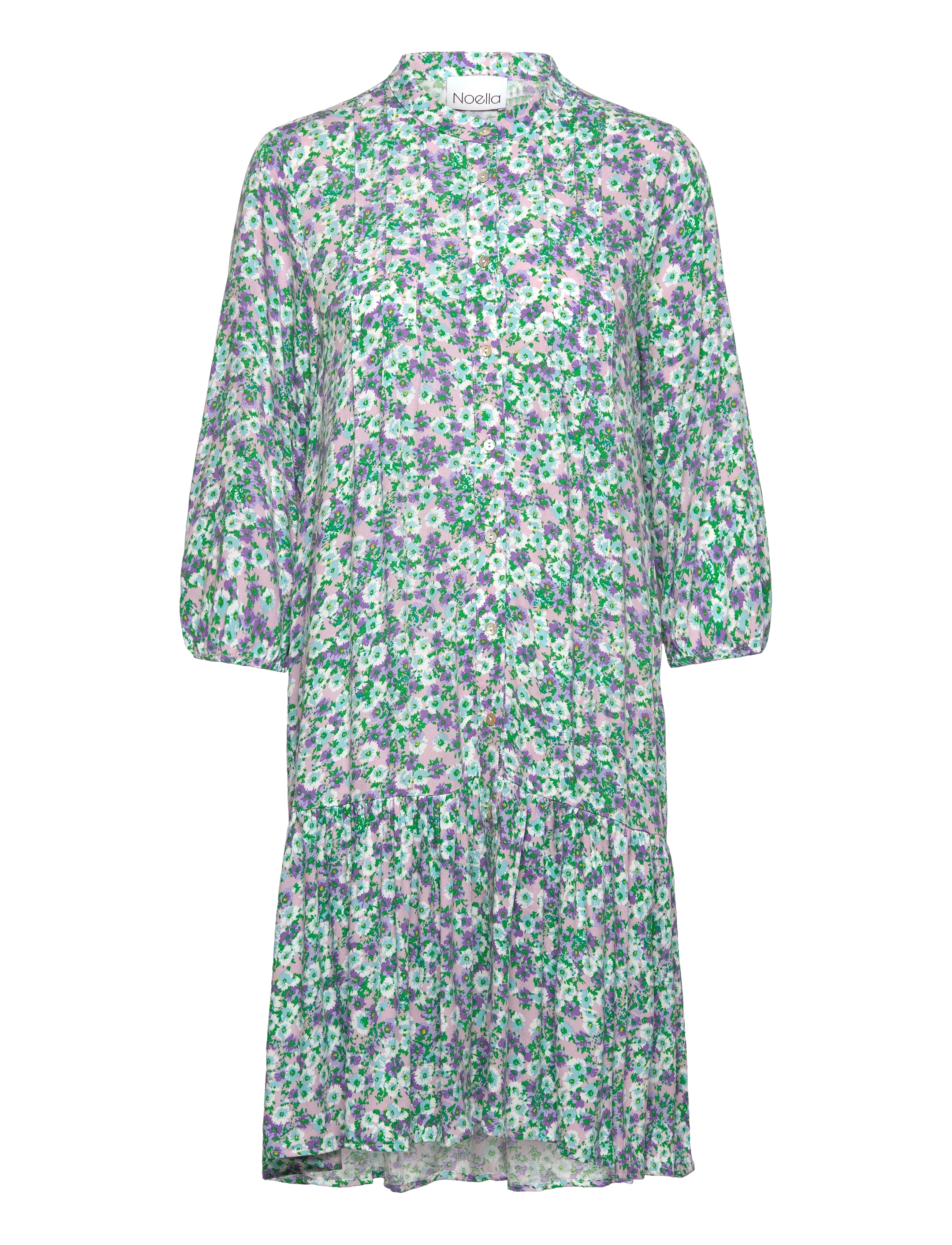 Noella Imogene Sh. Dress, M, Green, Kjoler > Kort Kjole, Dame