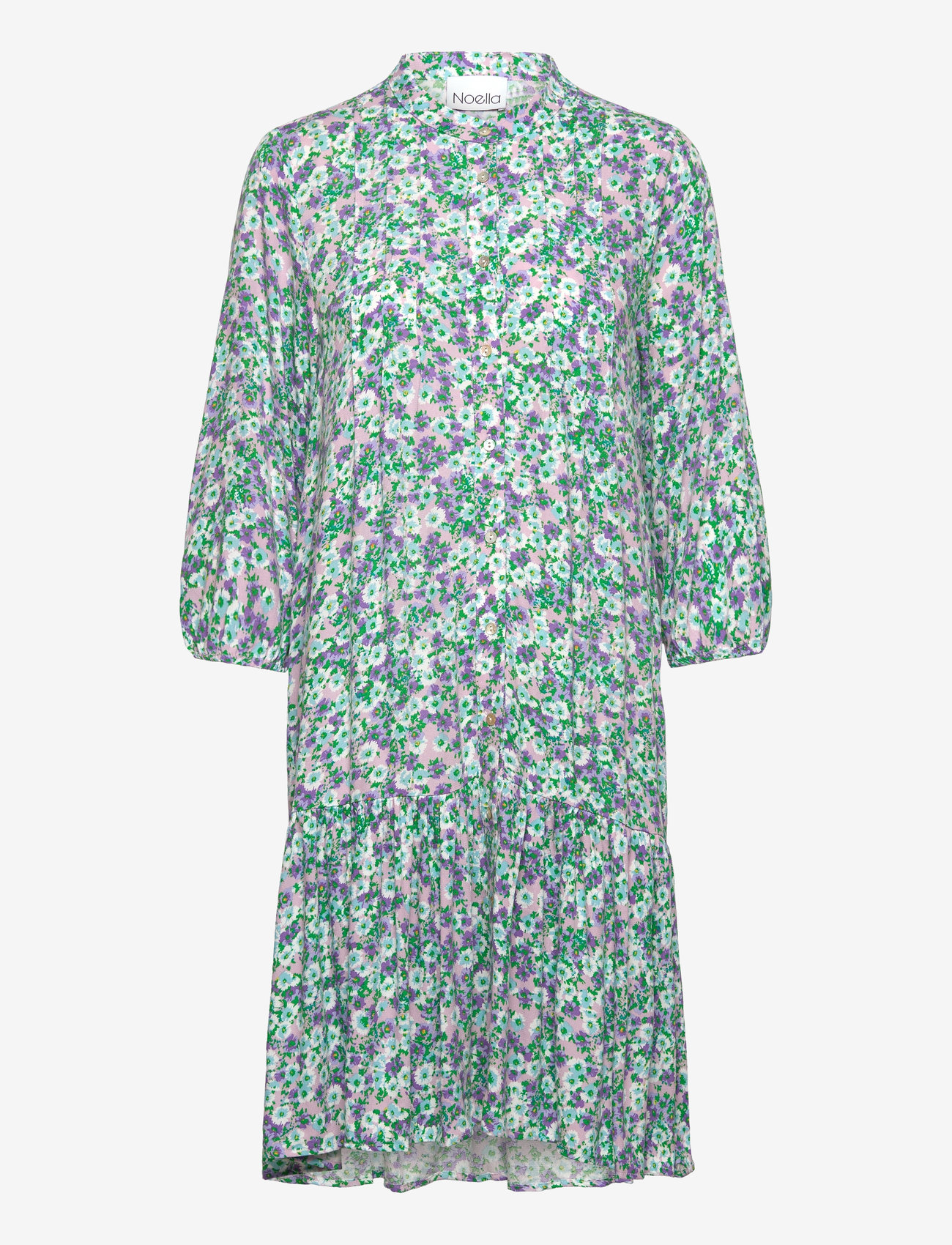 Noella - Imogene sh. Dress - skjortekjoler - lavender flower - 0