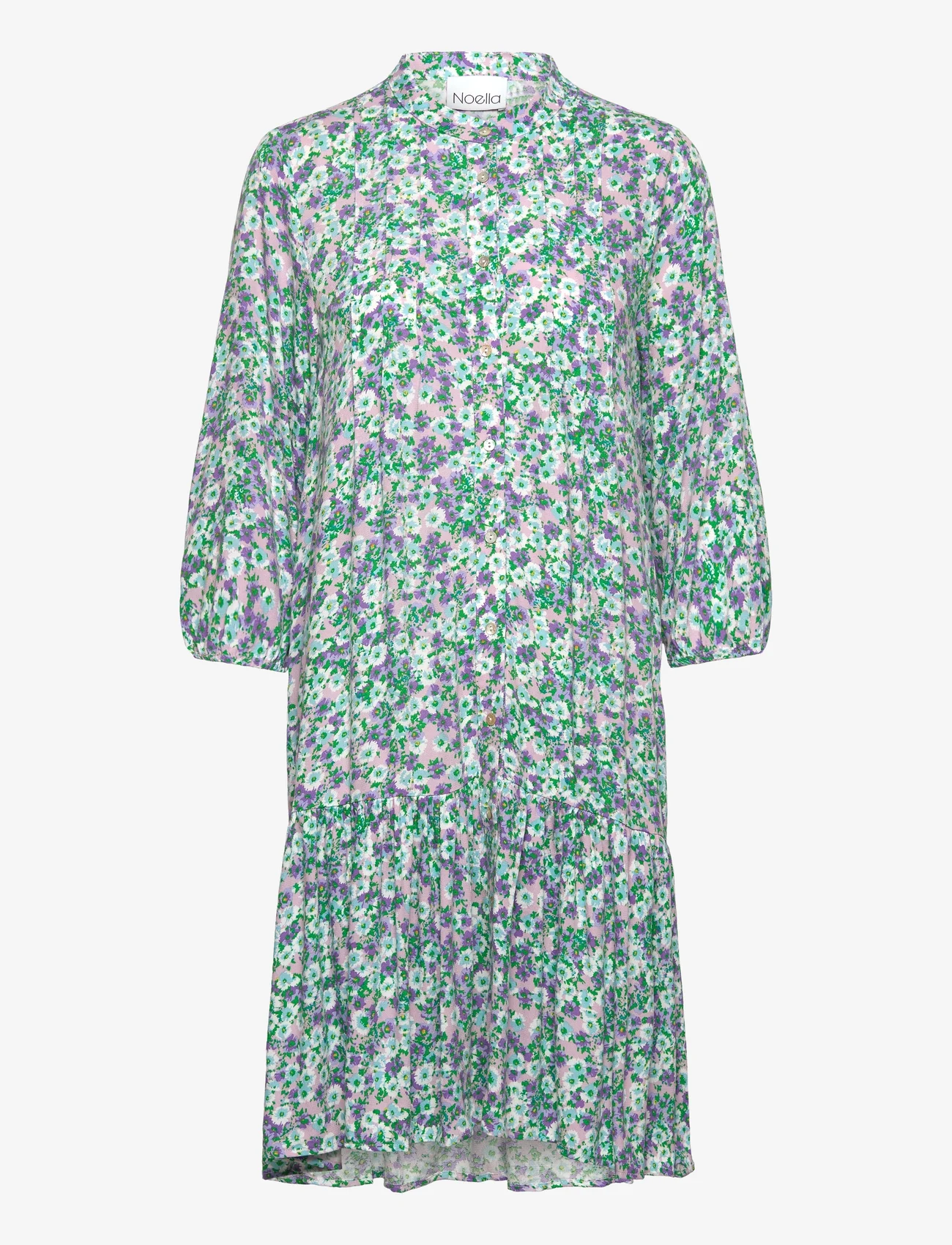 Noella - Imogene sh. Dress - summer dresses - lavender flower - 0