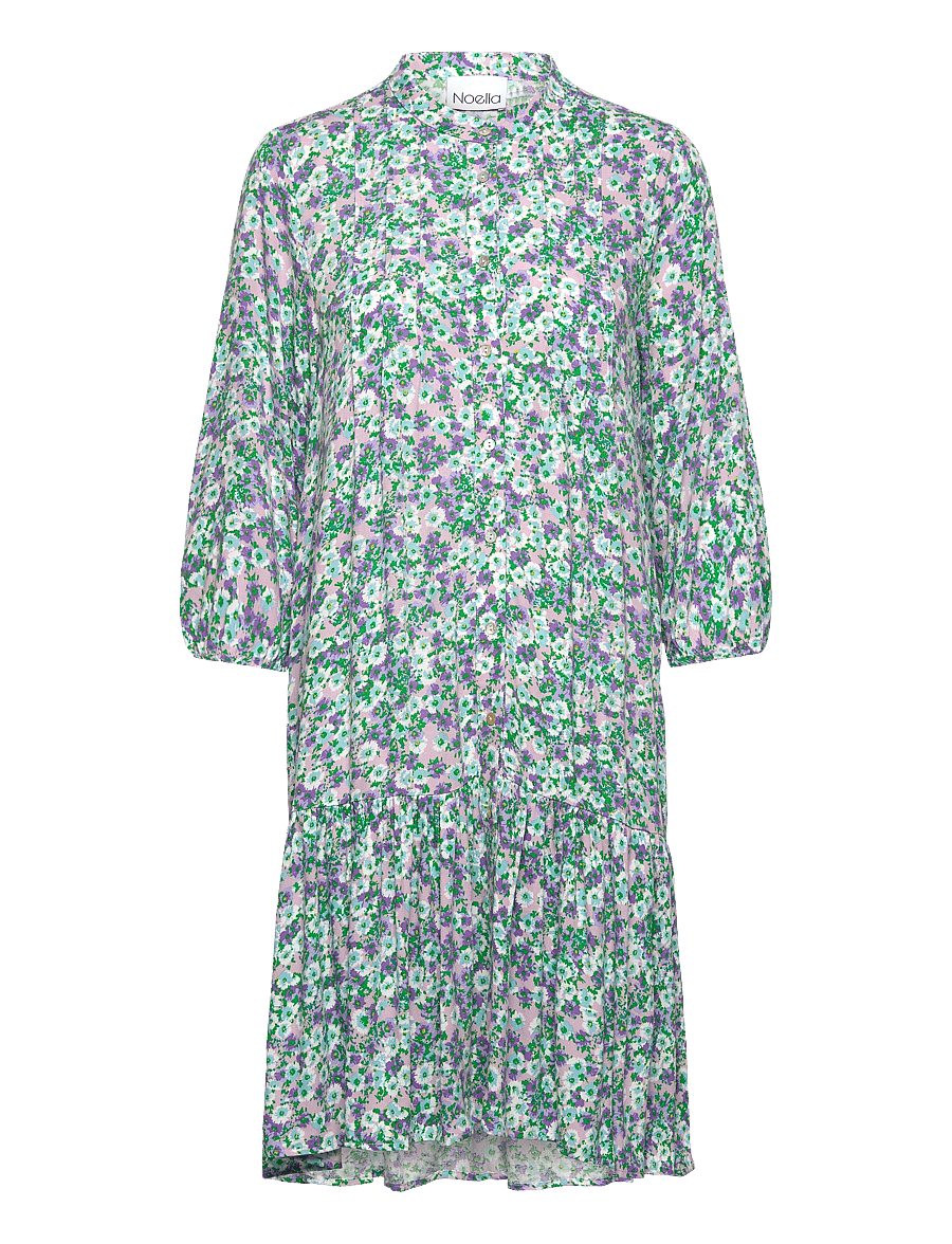 Noella - Imogene sh. Dress - shirt dresses - lavender flower - 0