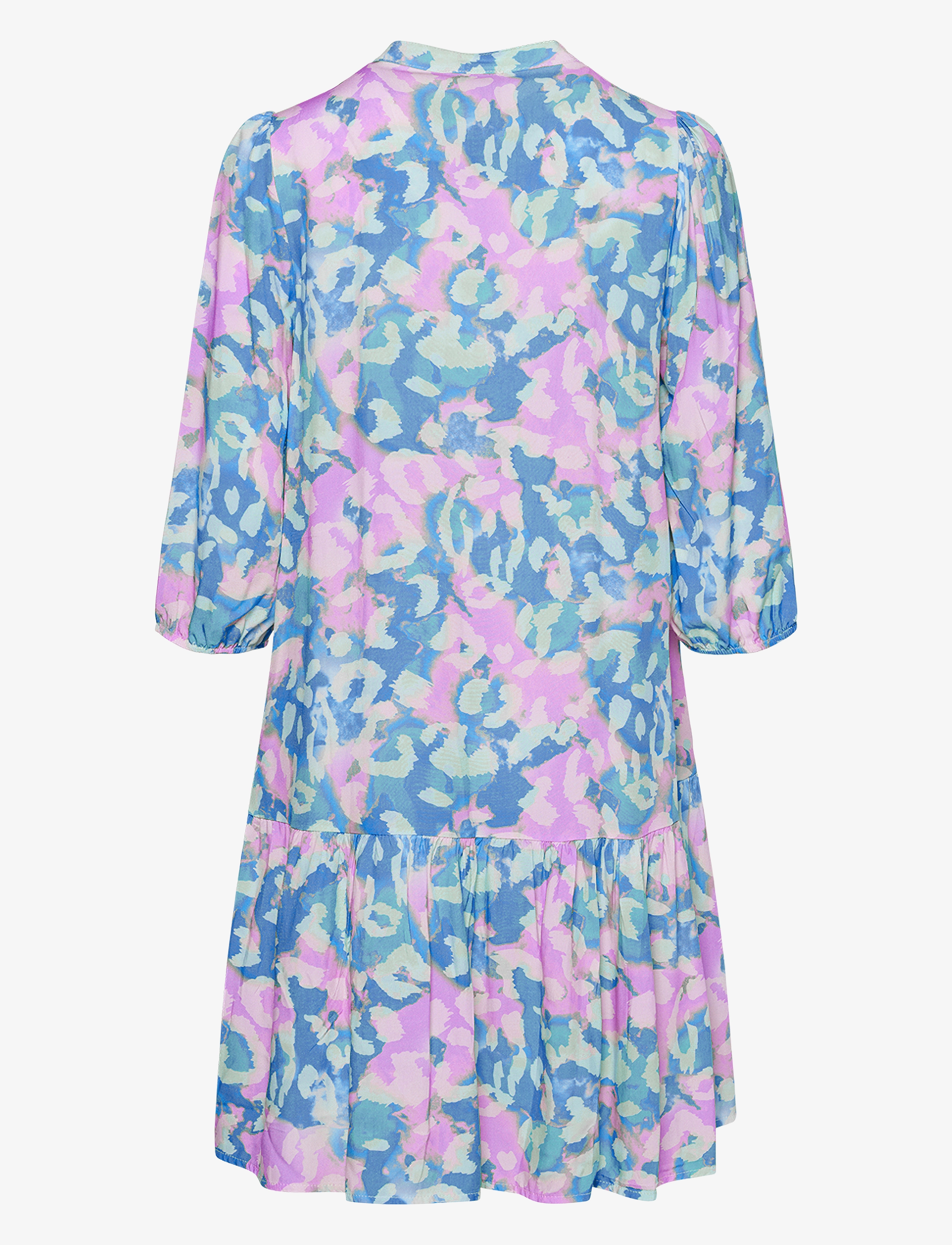 Noella - Imogene sh. Dress - skjortekjoler - lightblue/pink - 3