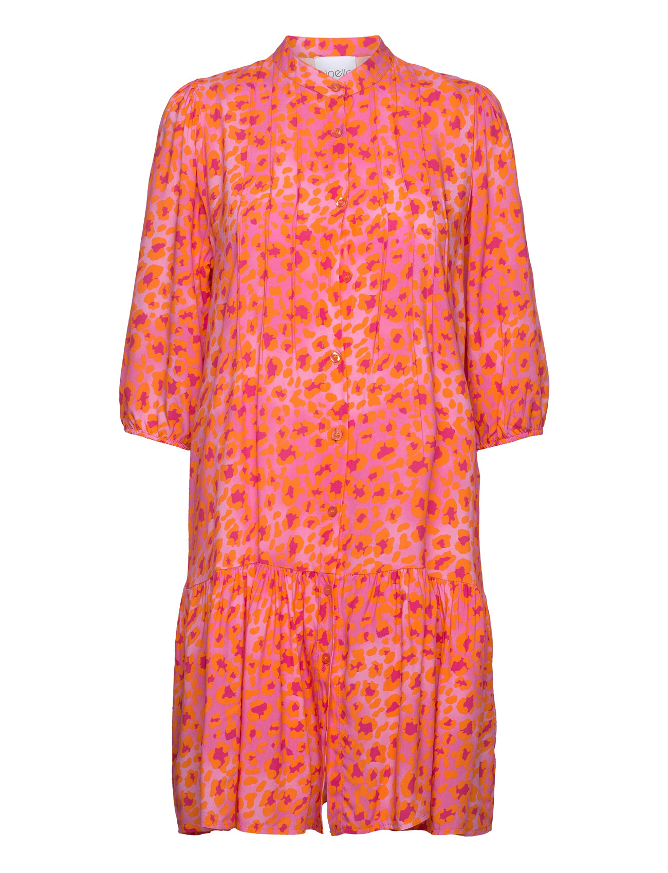 Noella - Imogene sh. Dress - hemdkleider - orange mix - 1