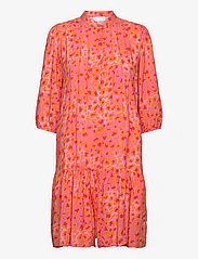 Noella - Imogene sh. Dress - summer dresses - orange mix - 0