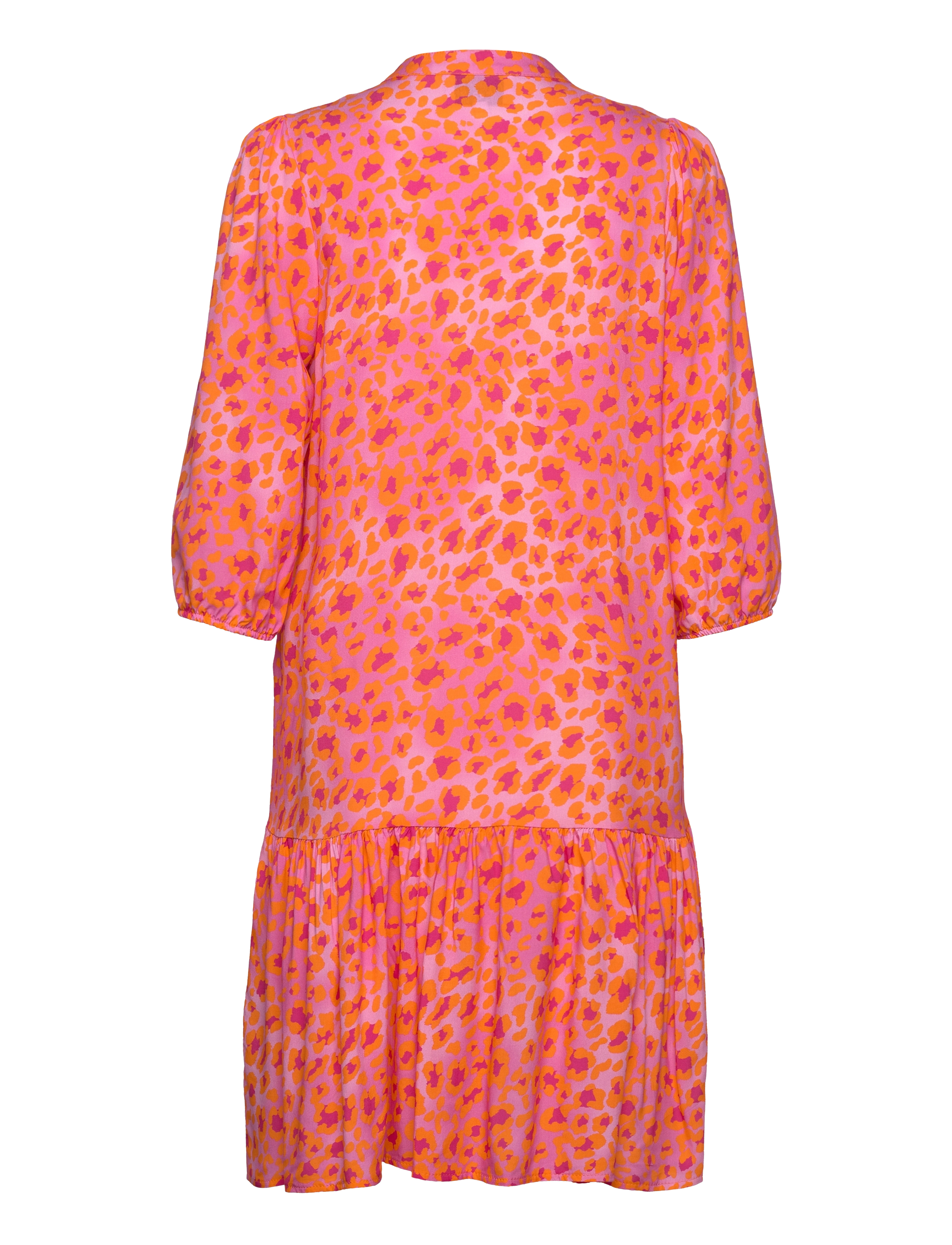 Noella - Imogene sh. Dress - paitamekot - orange mix - 2