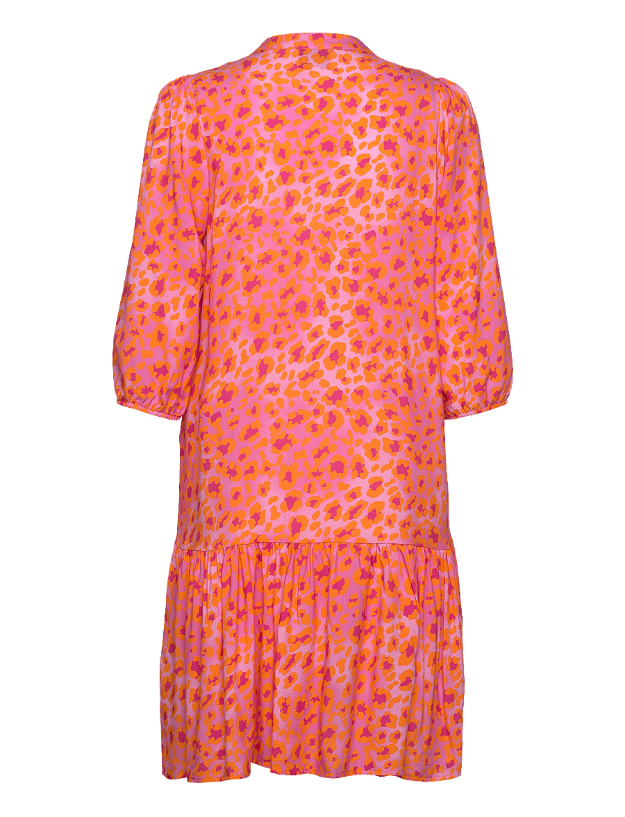 Noella - Imogene sh. Dress - hemdkleider - orange mix - 2
