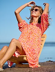 Noella - Imogene sh. Dress - summer dresses - orange mix - 3