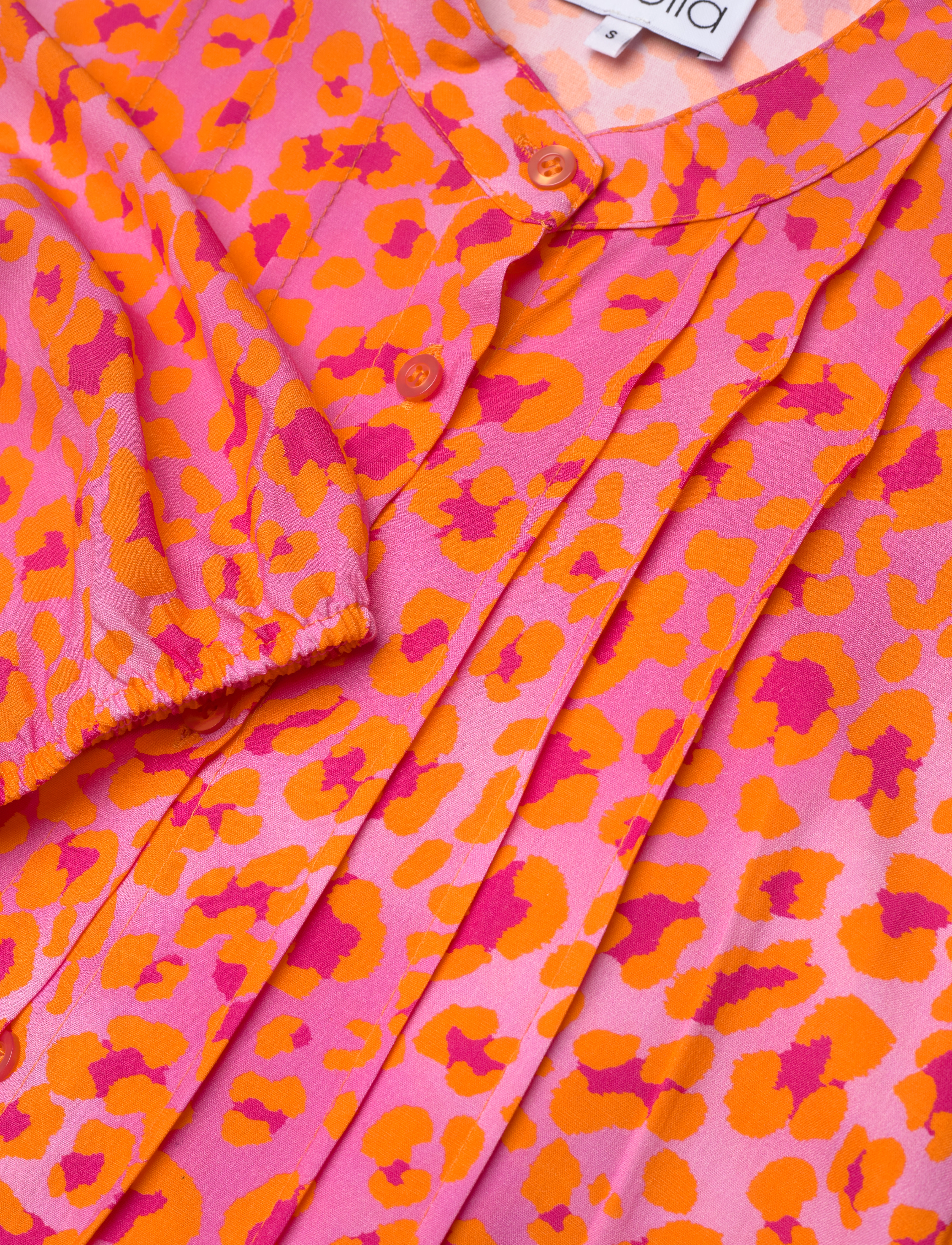 Noella - Imogene sh. Dress - paitamekot - orange mix - 4