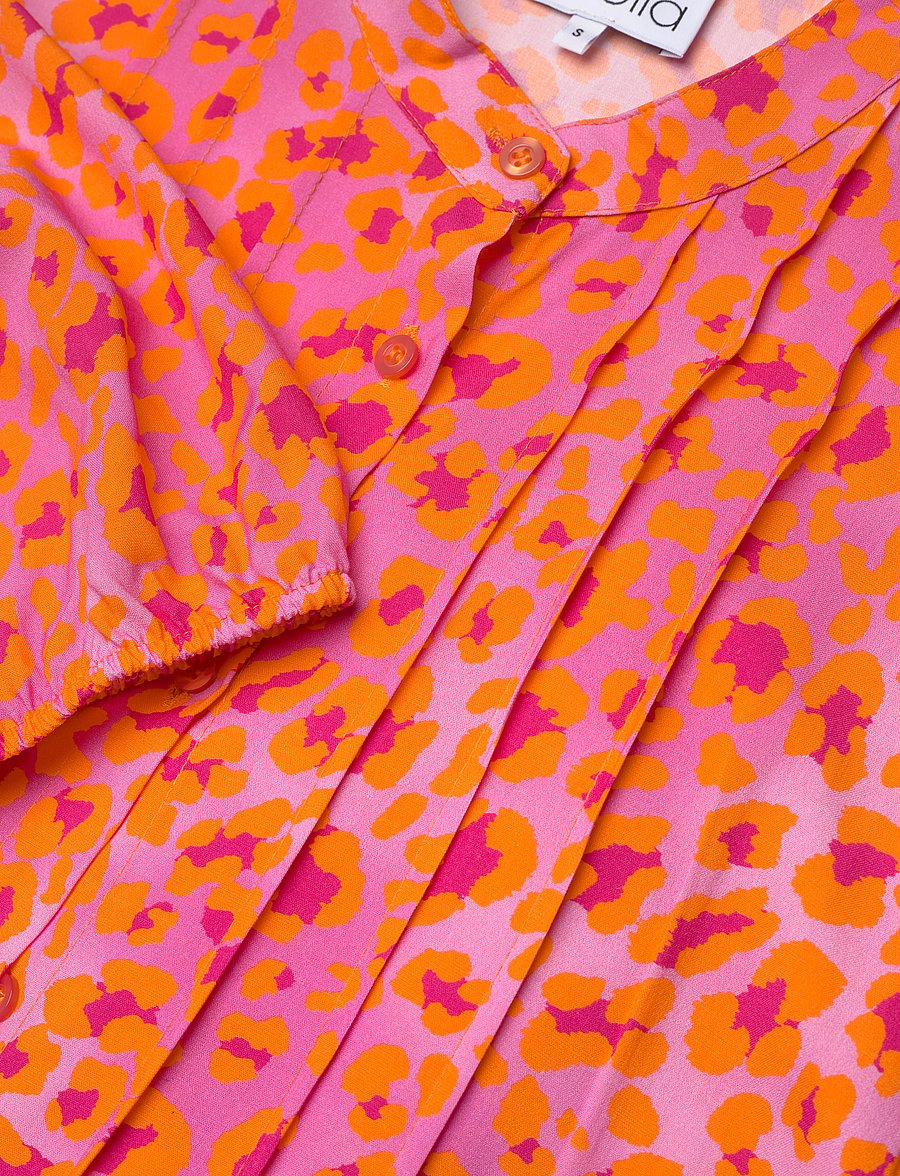Noella - Imogene sh. Dress - hemdkleider - orange mix - 4