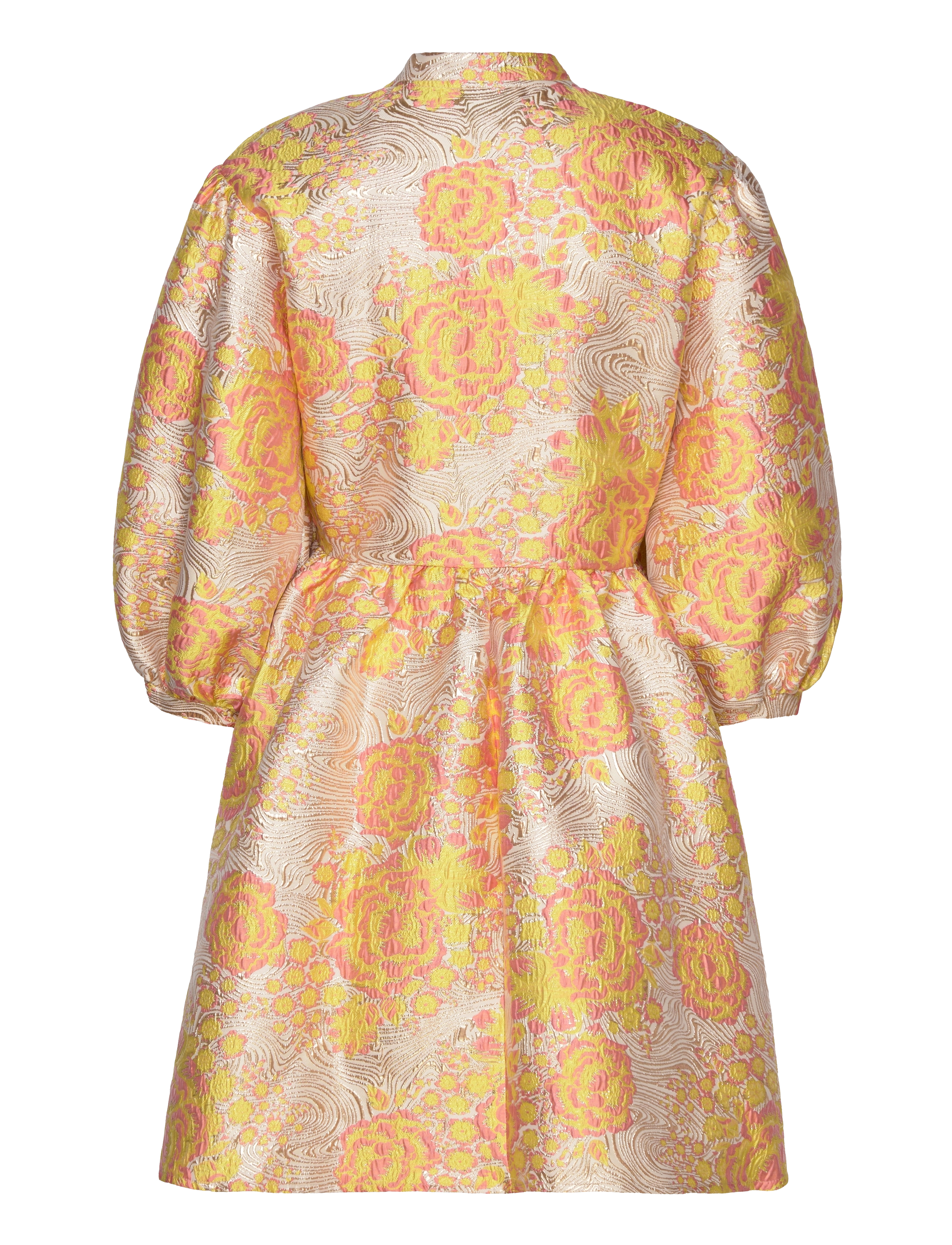 Noella - Aya Wrap Dress - yellow/rose mix - 1
