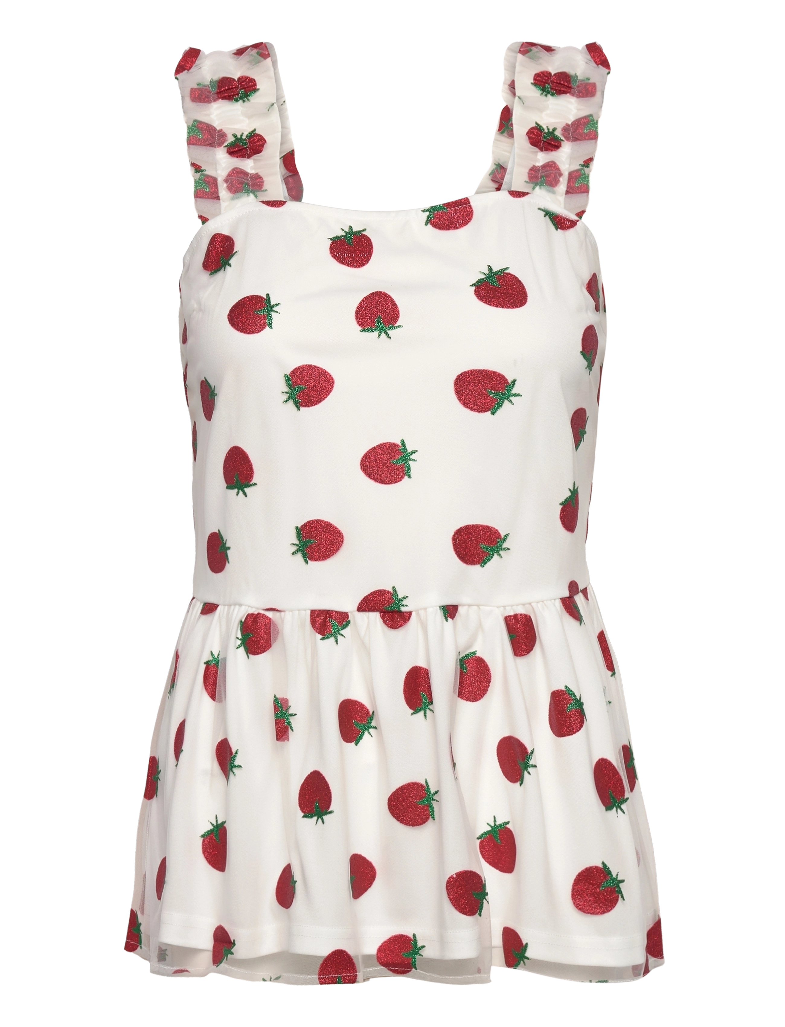 NOELLA Berry Strap Oberteil Rot - XS - Damen