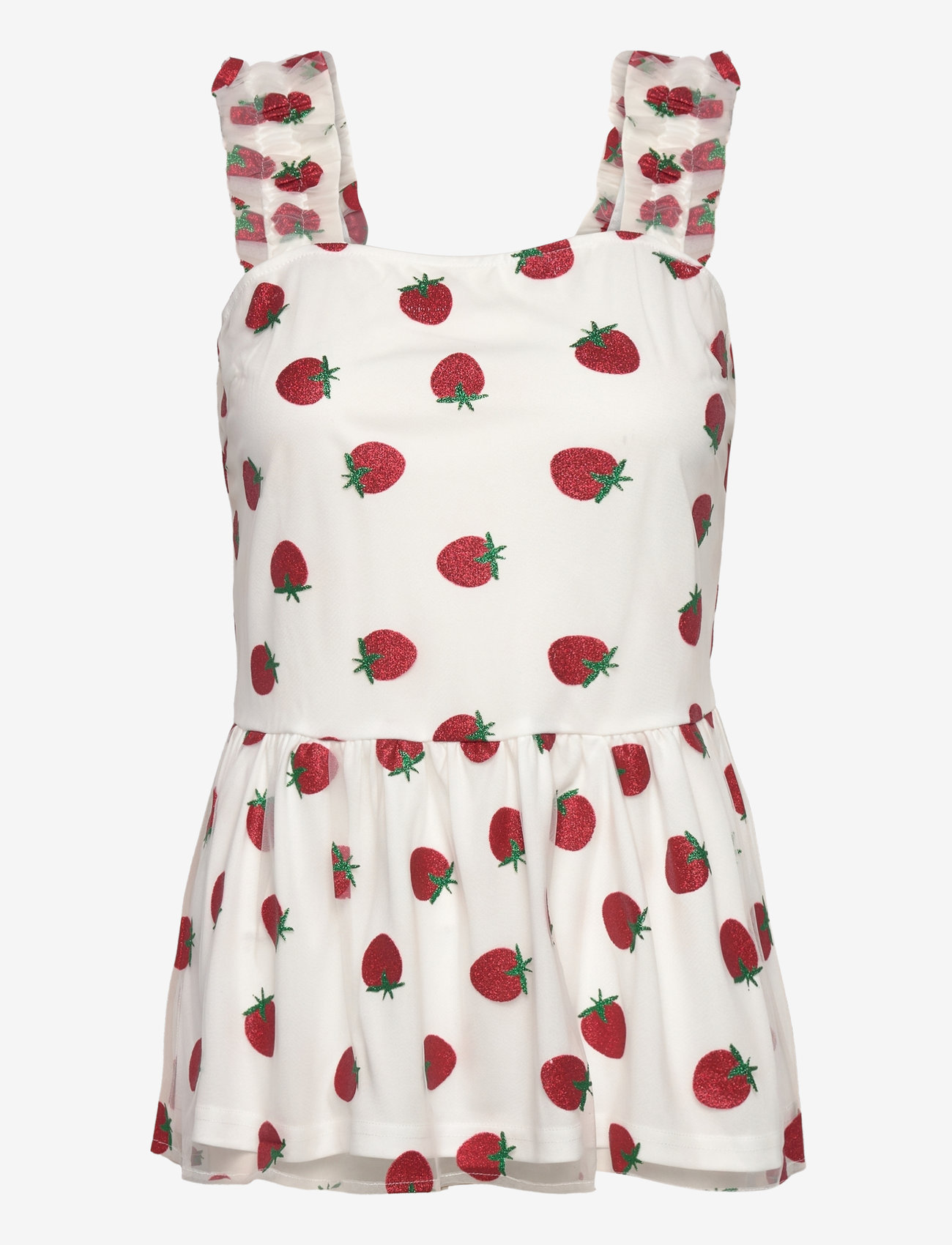 Noella - Berry Strap Top - Ärmellose tops - red mix - 0