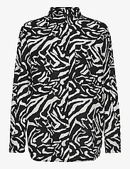 Noella - Tilde Shirt Cotton - marškiniai ilgomis rankovėmis - black - 0