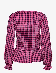 Noella - Lax Blouse - langärmlige blusen - pink checks - 1