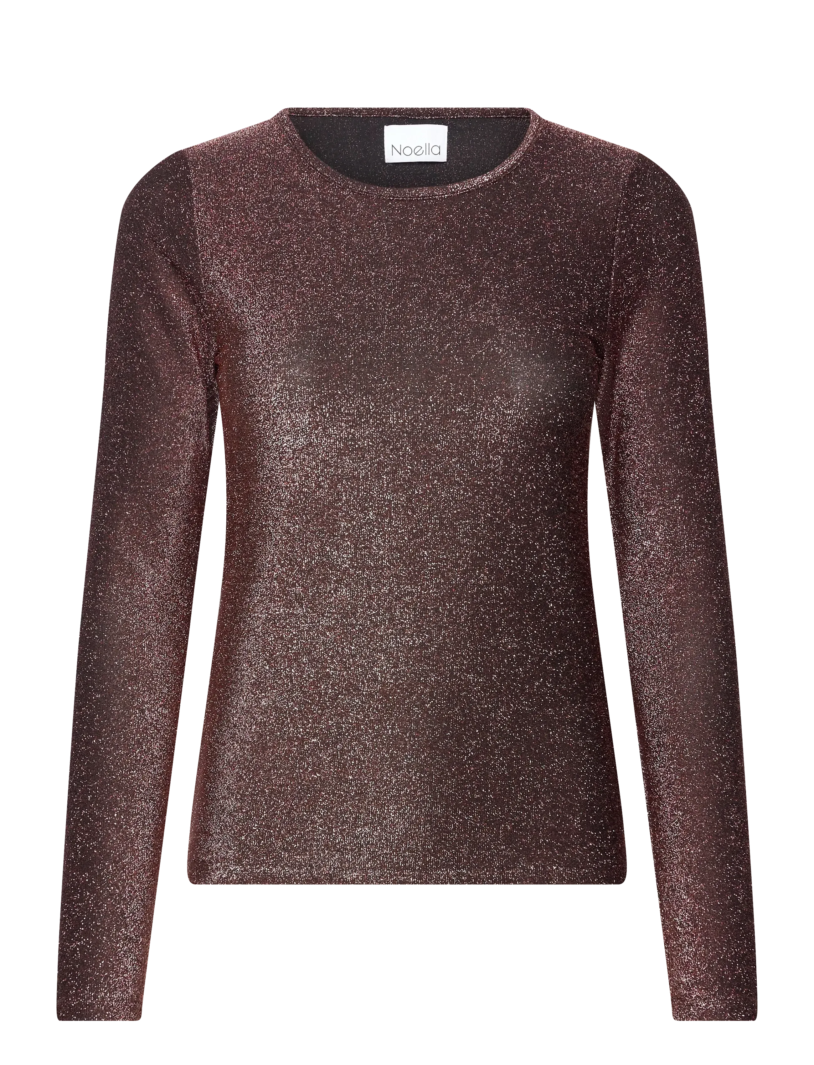 NOELLA Tess L/S Bluse Braun - L - Damen