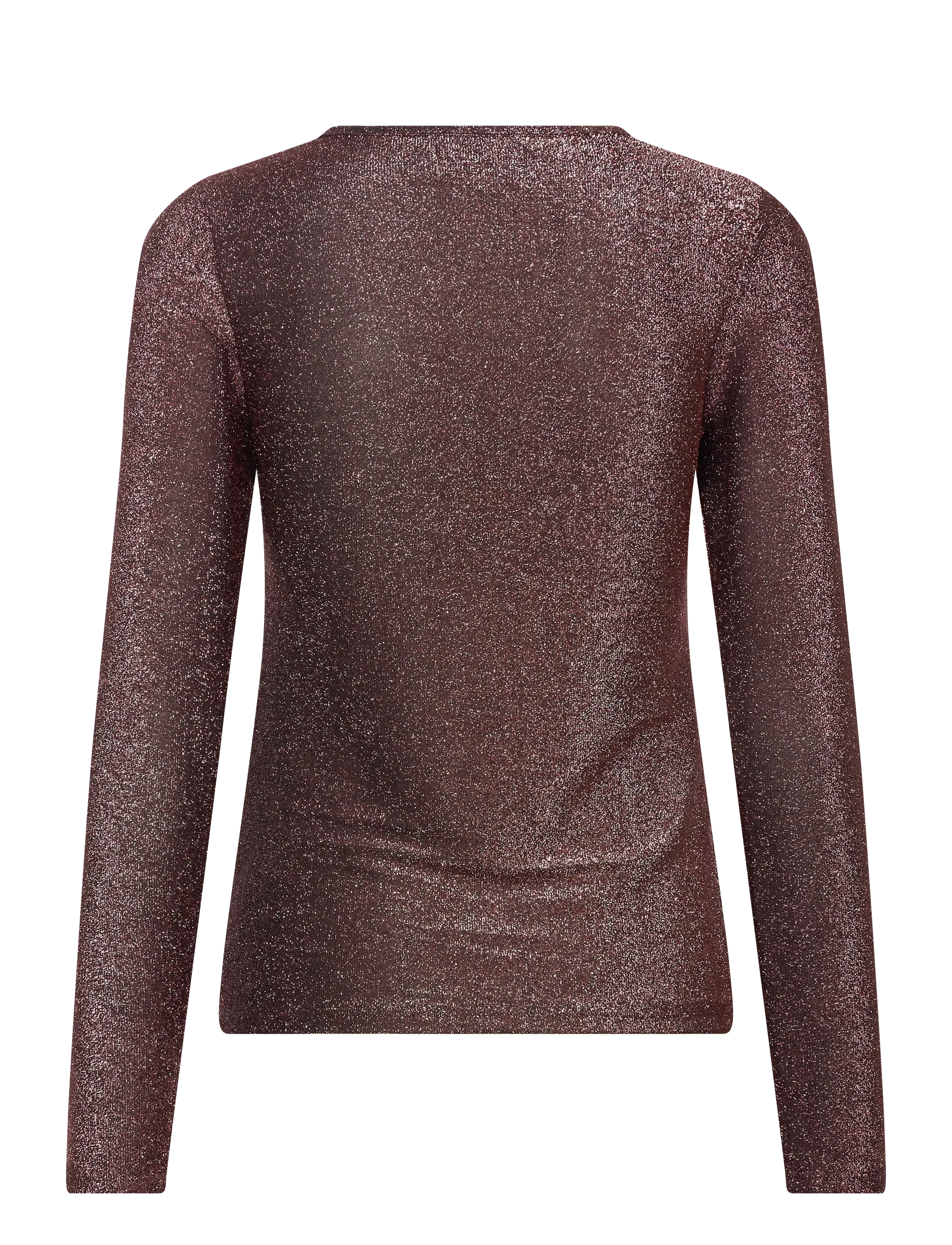 Noella - Tess l/s Blouse - langärmlige tops - chocolate brown - 1