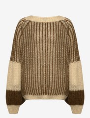 Liana Knit Sweater - BEIGE/BROWN