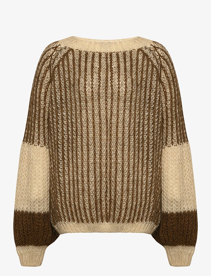 Noella - Liana Knit Sweater - sviitrid - beige/brown - 0