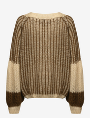 Noella - Liana Knit Sweater - jumpers - beige/brown - 1