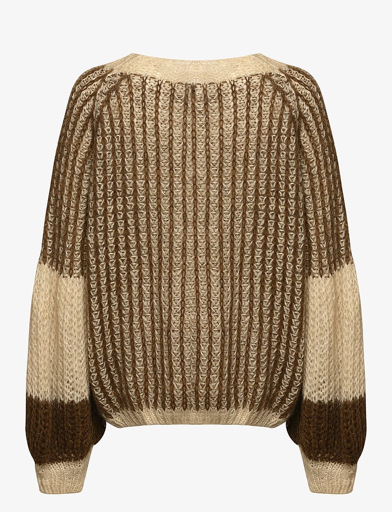 Noella - Liana Knit Sweater - sviitrid - beige/brown - 1